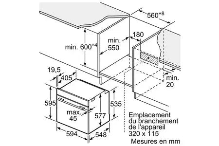 Four encastrable Siemens HR776G3B1 DUMANOIR