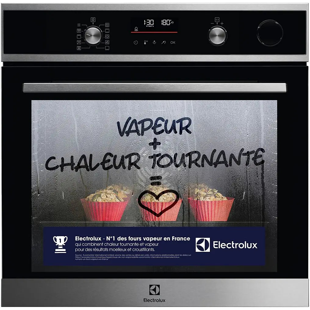 Four encastrable fonction vapeur ELECTROLUX EOC6P67WX SteamCrisp VIAL ELECTROMENAGER