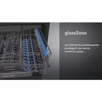 Lave vaisselle encastrable SIEMENS SN65EX11CE IQ500 GlassZone