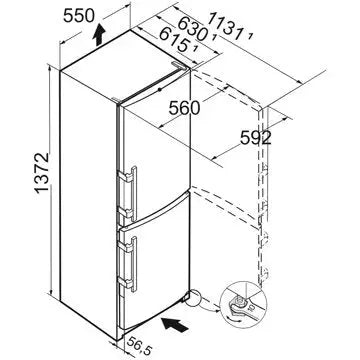 Réfrigérateur combiné LIEBHERR CUe231-26