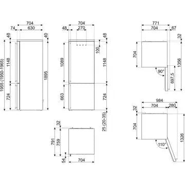 Réfrigérateur combiné SMEG FA8005RAO5