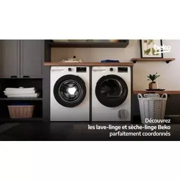 Lave linge hublot 	BEKO BM3WFU47411B Energy Spin
