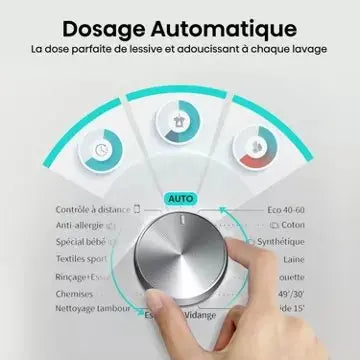 Lave linge hublot 							HISENSE				WF3S1045BW3