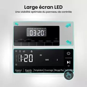 Lave linge hublot 							HISENSE				WF3S1045BW3