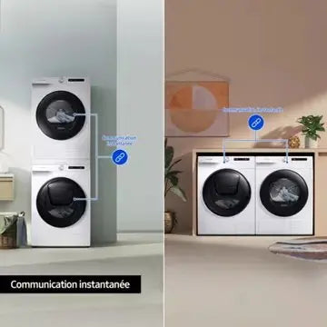 Lave linge hublot 	SAMSUNG 	WW12T504DTW