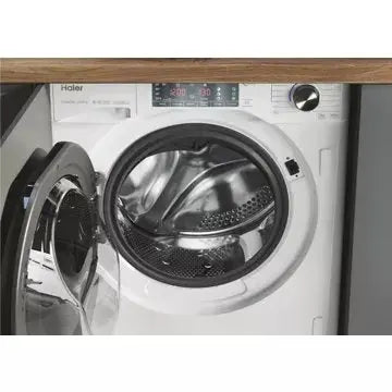 Lave linge hublot  encastrable  HAIER	HW90B416FWB-FR
