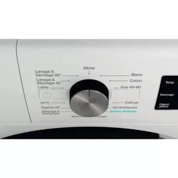 Lave linge séchant hublot  WHIRLPOOL FFWDB864489BVFR