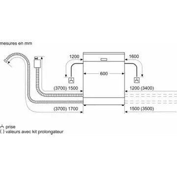 Lave vaisselle 60 cm SIEMENS	SN27TI00CE iQ700 séchage Zeolith®