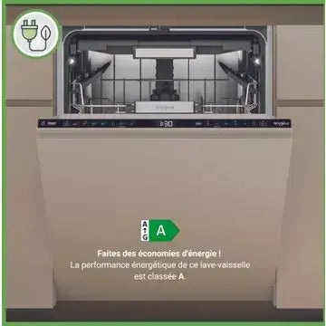 Lave vaisselle encastrable 	WHIRLPOOL	W7IHF60TUS MaxiSpace
