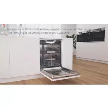 Lave vaisselle encastrable  BOSCH	SMV6ZCX22E Serenity Zeolith