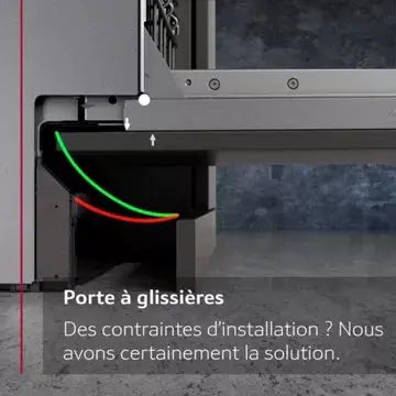 Lave vaisselle encastrable  NEFF	S175ECX12E Porte à Glissières