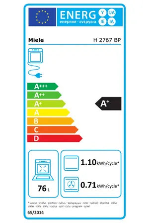 Miele H 2767 BP four DUMANOIR
