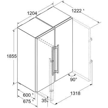 Réfrigérateur Américain	LIEBHERR	XRFst5295-22 BioFresh