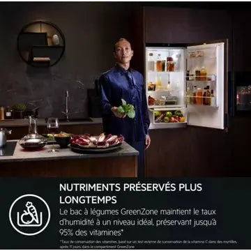 Réfrigérateur combiné encastrable 							AEG				NSC9V181CS MultiChill