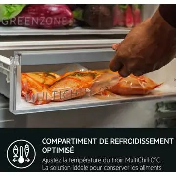 Réfrigérateur combiné encastrable 							AEG				NSC9V181CS MultiChill